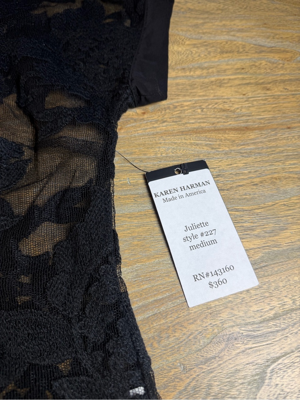 Black Sheer Lace Collared Women's Blouse - Picture 9 of 11